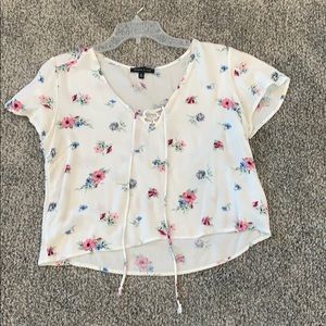 cropped kendall and kylie blouse shirt